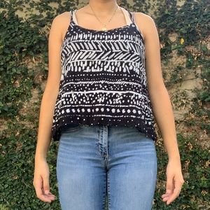 Black and white Mudd tank top in Great condition!